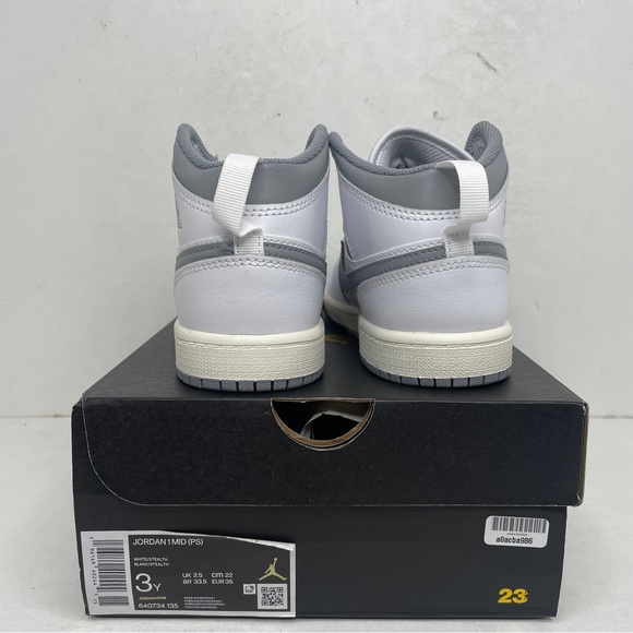 Nike Air Jordan 1 Retro Mid PS “Neutral Grey” 2023 - Picture 4 of 4